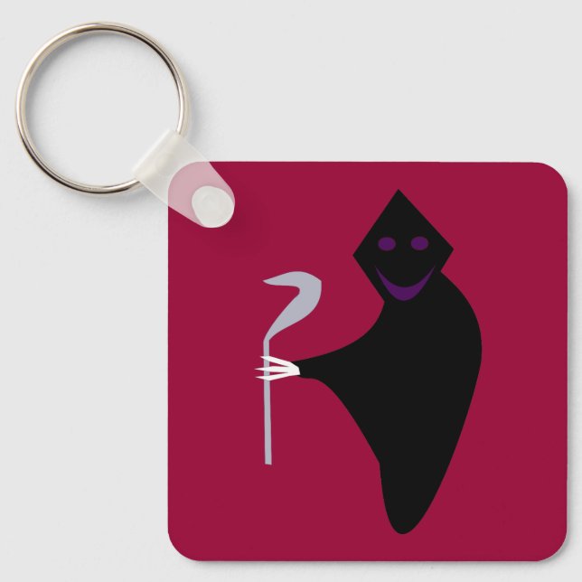 Llavero Personalizado de Halloween Grim Reaper (Anverso)