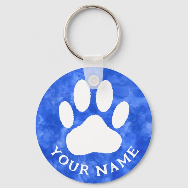 Llavero Personalizado de impresión de la hoja blanca Texto (Anverso)