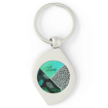 Personalizado de impresión de leopardo tropical Ve