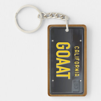 Llavero PERSONALIZADO de Keychain de la placa de licencia