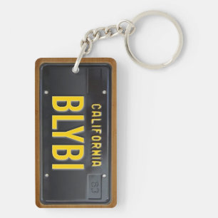 Llavero Personalizado de Keychain de la placa de licencia 