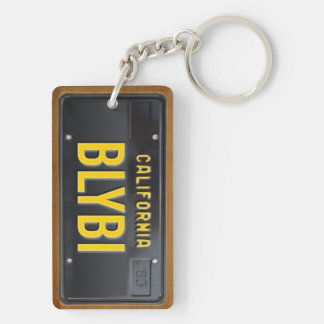 Llavero Personalizado de Keychain de la placa de licencia