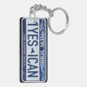 Llavero PERSONALIZADO de la cadena de claves de la placa d
