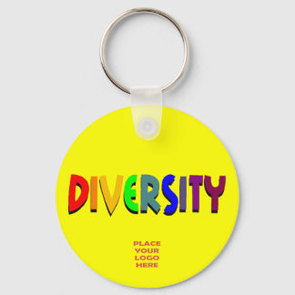 Llavero Personalizado de la diversidad de la cadena de cla