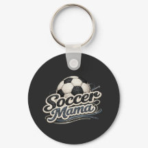 Llavero Personalizado de Mamá de Fútbol – Nombre P