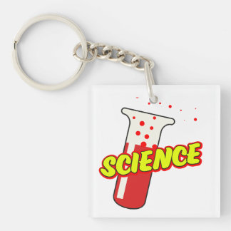 Llavero Personalizado de máscara de ciencia