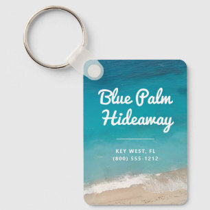 Llavero Personalizado de Mod Retro de Alquiler de Playa