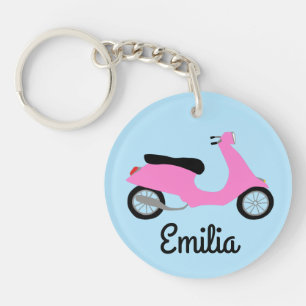 Llavero Personalizado de motocicleta Scooter Moped