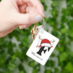 Llavero Personalizado de Navidad Familiar para Ami