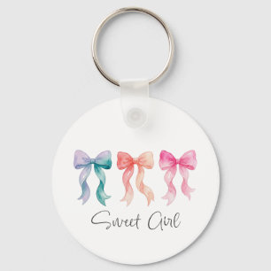 Llavero Personalizado de Niña Dulce Cinta de Nom