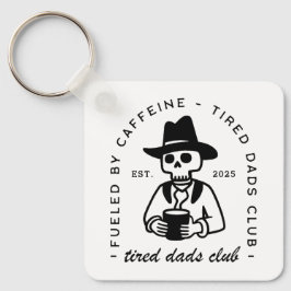 Llavero Personalizado de nuevo papá dátil club de padres c