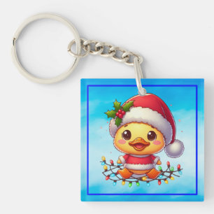 Llavero Personalizado de pato de Navidades particulares Sa