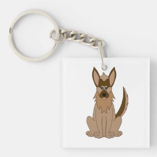 Llavero Personalizado de perro asombroso pastor alemán
