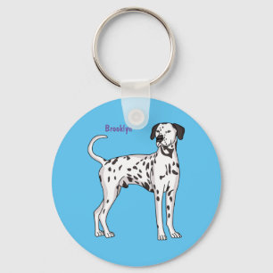 Llavero Personalizado de perro dalmatiano