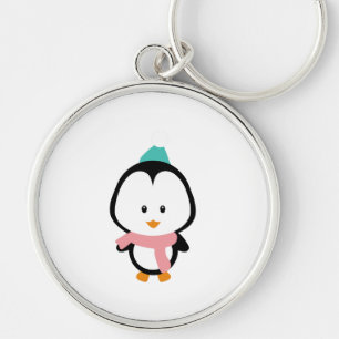 Llavero Personalizado de pingüino cute