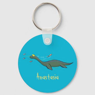 Llavero Personalizado de plesiosaurios monstruo del mar