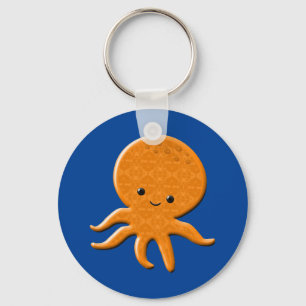Llavero Personalizado de pulpo brillante