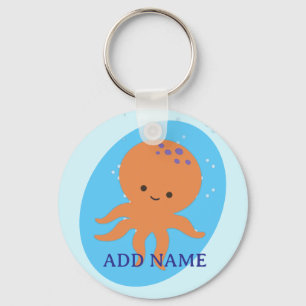 Llavero Personalizado de pulpo cutáneo