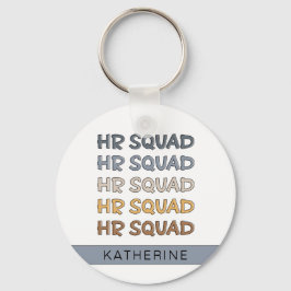 Llavero Personalizado de Recursos Humanos Squad: regalos d