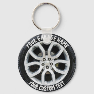 Llavero Personalizado de rueda de neumáticos del propietar