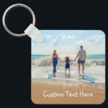Llavero Personalizado de su familia Foto y cadena de texto<br><div class="desc">Personalizado Fotografías y cadenas de texto - Única tu propio diseño - Familia personalizada / Amigos o regalo personal de cadena de claves - Añadir tu texto y foto - Redimensionar y mover elementos con la herramienta Personalización ! Elija fuentes / tamaño / color! Buena suerte - Estar contentos :)...</div>