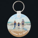 Llavero Personalizado de texto de texto de la cadena de fo<br><div class="desc">Foto y texto personalizado - Único su propio diseño - Familia personalizada / Amigos o regalo personal - Añadir su texto y foto - Redimensionar y mover elementos con la herramienta de personalización ! Elija fuente / tamaño / color! Buena suerte - Estar contentos :)</div>