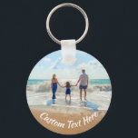 Llavero Personalizado de texto de texto de la cadena de fo<br><div class="desc">Foto y texto personalizado - Único su propio diseño - Familia personalizada / Amigos o regalo personal - Añadir su texto y foto - Redimensionar y mover elementos con la herramienta de personalización ! Elija fuente / tamaño / color! Buena suerte - Estar contentos :)</div>