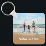 Llavero Personalizado de texto de texto de la cadena de fo<br><div class="desc">Foto y texto personalizado - Único su propio diseño - Familia personalizada / Amigos o regalo personal - Añadir su texto y foto - Redimensionar y mover elementos con la herramienta de personalización ! Elija fuente / tamaño / color!</div>