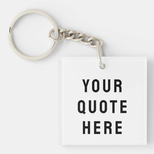 Llavero Personalizado de tu oferta aquí presente texto per (Frente)