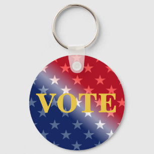 Llavero Personalizado de voto patriótico de Guay