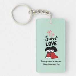 Llavero personalizado del día de San Valentín