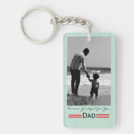 Llavero personalizado del Día del Padre con foto