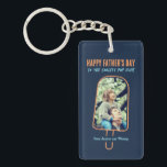 Llavero Personalizado del Día del Padre Foto divertida Gua<br><div class="desc">Regalo personalizado del Día del Padre para que tu padre celebre el Día del Padre. Ya sea por un nuevo padre, padrastro, padre viejo y clásico o futuro, la función de texto personalizado te cubrirá. Puede cambiar el texto a su texto deseado y cargar su propia foto personalizado. Consigue algo...</div>