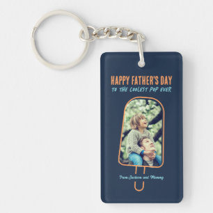 Llavero Personalizado del Día del Padre Foto divertida Gua