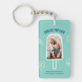 Llavero Personalizado del Día del Primer Padre foto divert