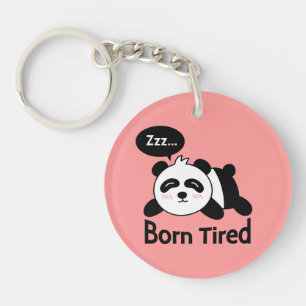 Llavero Personalizado del Panda Dormido