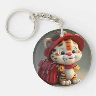 Llavero Personalizado del tigre del bebé-76775