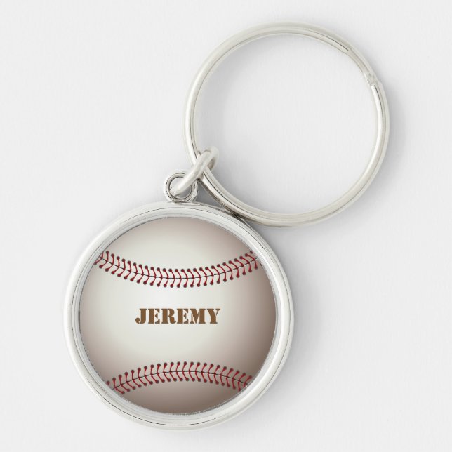 Llavero personalizado deportivo de béisbol de cadena de cl (Frente)
