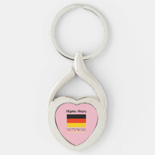 Llavero Personalizado Deutschland y bandera alemana 