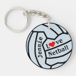 Llavero personalizado diseño del Netball de la