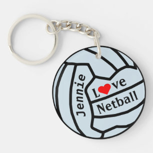 Llavero personalizado diseño del Netball de la