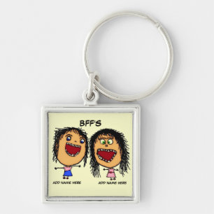 Llavero Personalizado divertida de BFF