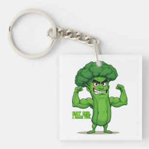 Llavero Personalizado divertida de Broccoli, Strand Veggie