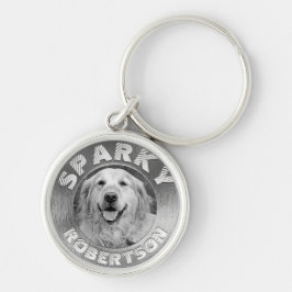 Llavero Personalizado Dog Memorial Silver