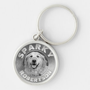 Llavero Personalizado Dog Memorial Silver