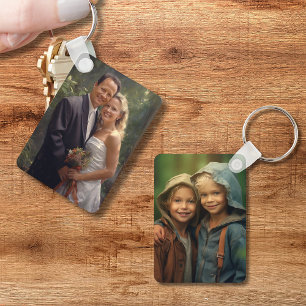 Llavero Personalizado Dos Aluminio De Imagen Doble Lado
