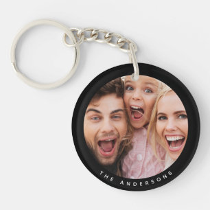 Llavero Personalizado Dos Foto Doble cara Acrílico