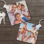 Llavero Personalizado dos fotos foto de doble cara foto fo<br><div class="desc">Crea tu propio mantenimiento personalizado de fotos familiares con esta cadena de teclas doble cara de personalizado, con espacio para dos fotos. Aunque está preparado para fotos familiares, puedes cambiarlas fácilmente por fotos de amigos, mascotas o recuerdos especiales como vacaciones. Este versátil keychain hace un regalo para Navidades, vacaciones, cumpleaños,...</div>