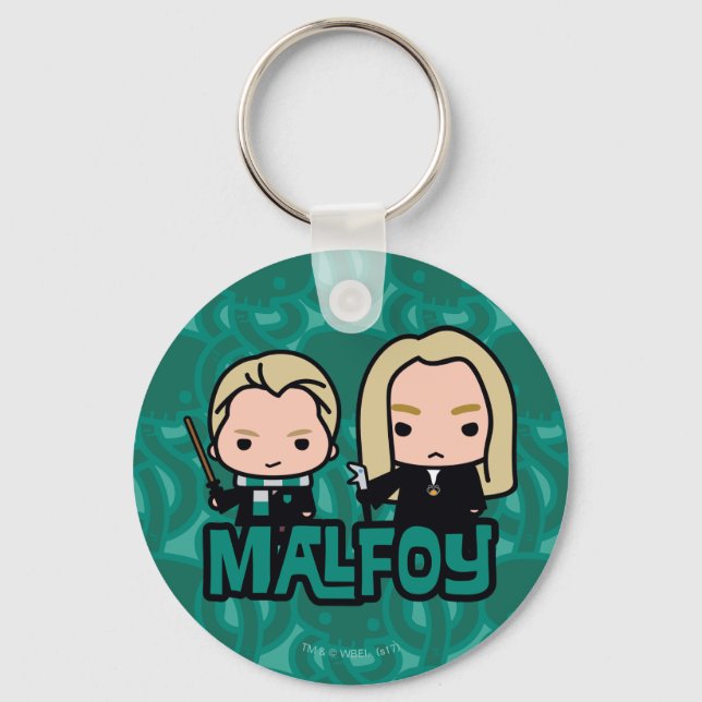 Llavero Personalizado Draco y Lucius Malfoy (Anverso)