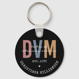 Llavero Personalizado DVM Médica de Regalos de Medicina Ve